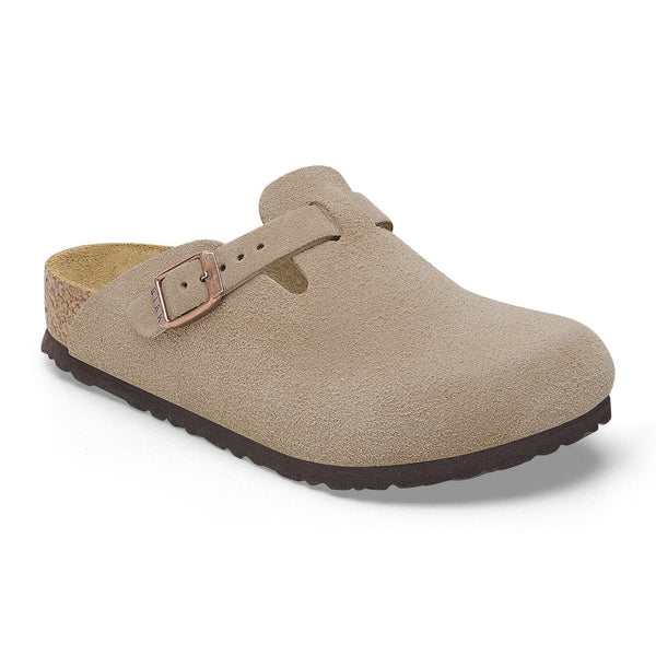 Kid's Boston Taupe Suede
