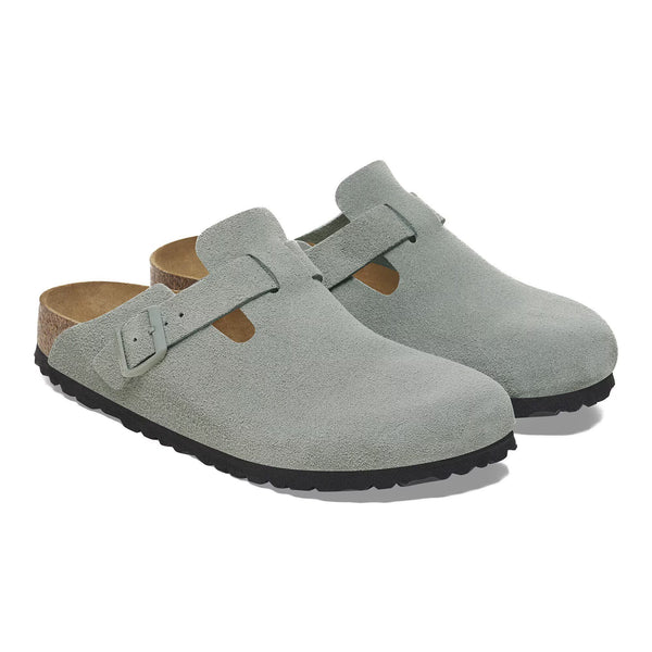 Women's Boston Pure Sage Suede