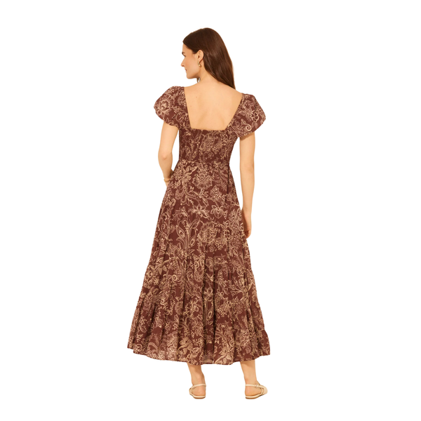 Roxanne Dress Blaze Brown