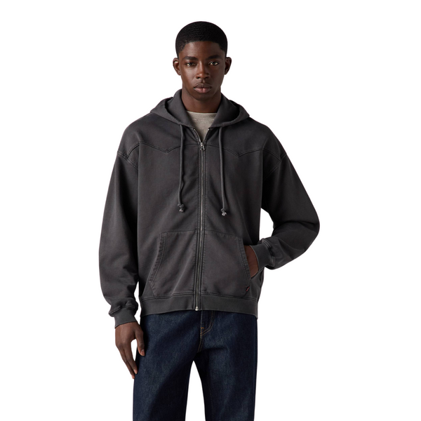 Levi's® Lowell Western Full Zip Garment Dye Hoodie