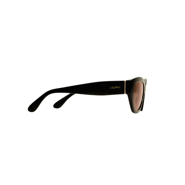 Mirage Polished Black Sunglasses
