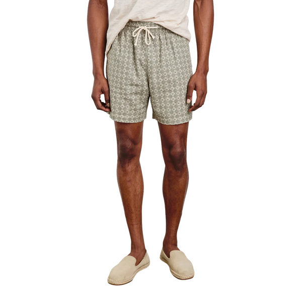 Aries Short Diamond Oat Olive