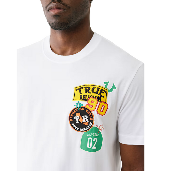 Freeway Patch Tee Optic White