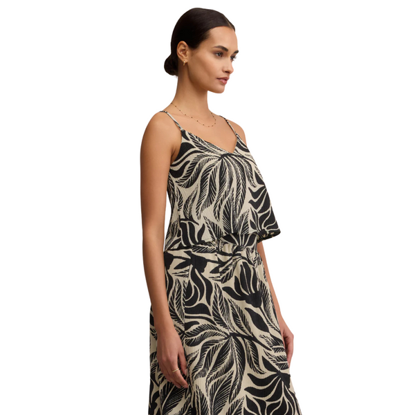 Nolan Palm Crop Tank