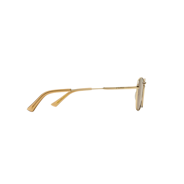 Fastlane Gold Gradient Sunglasses