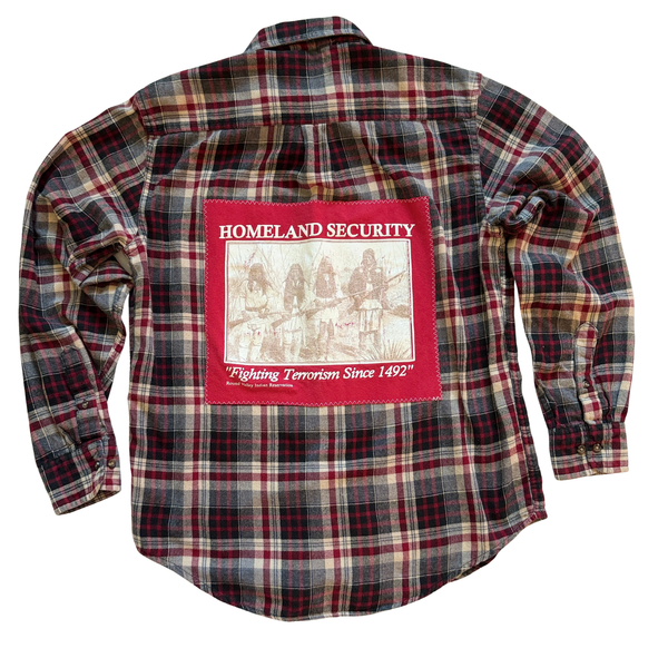 Homeland Security Restitch Flannel
