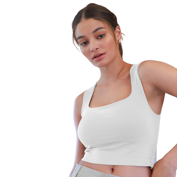 Double Lined Square Neck Top