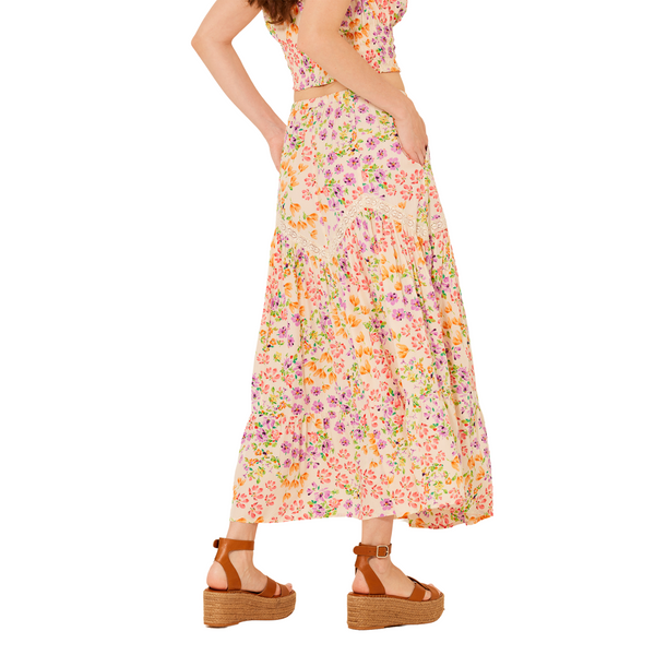 Via Lucia Maxi Skirt Sweet Violet