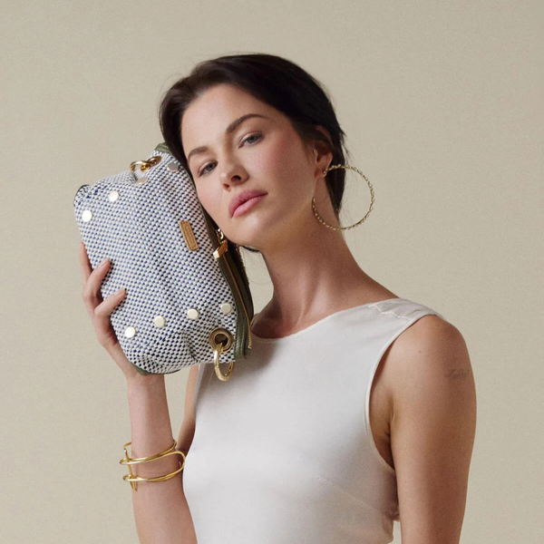 Daniel Small Crossbody Clutch Meadow Weave