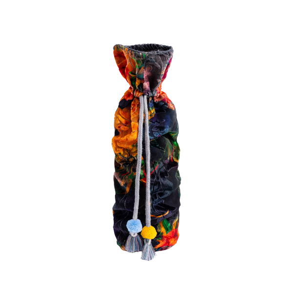 Catalina Velvet Wine Tote