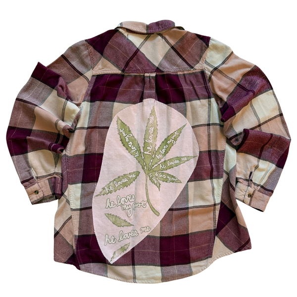 He Loves Me Restitch Flannel