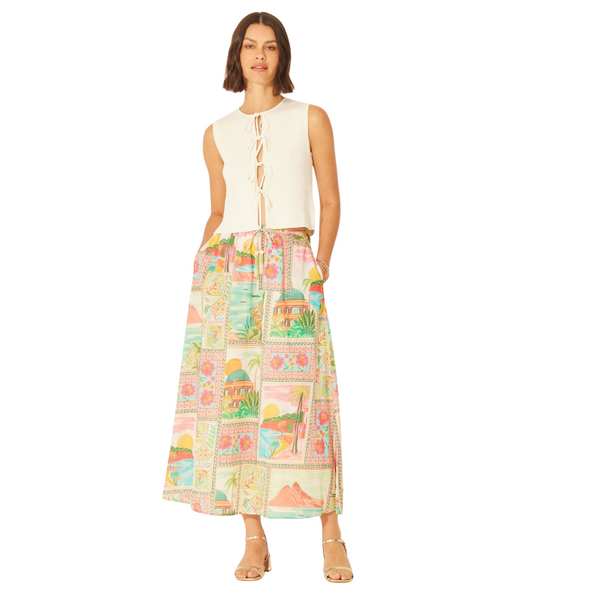 Harriett Skirt Capri Print