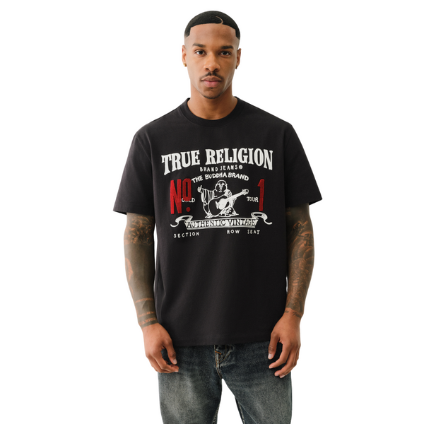 True Vintage No1 Tee Black
