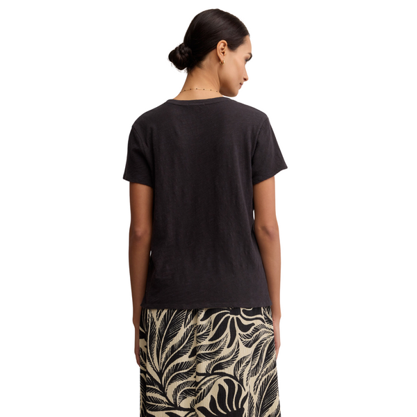 Foundation Slub Tee Black Sand