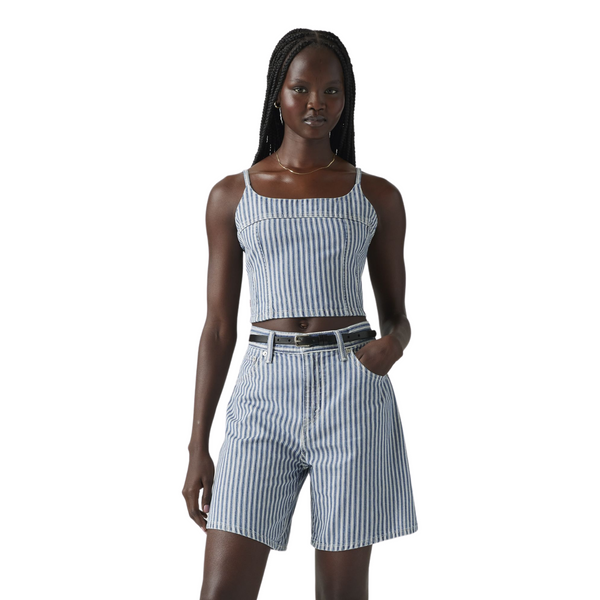 Jadine Denim Stripe Tank