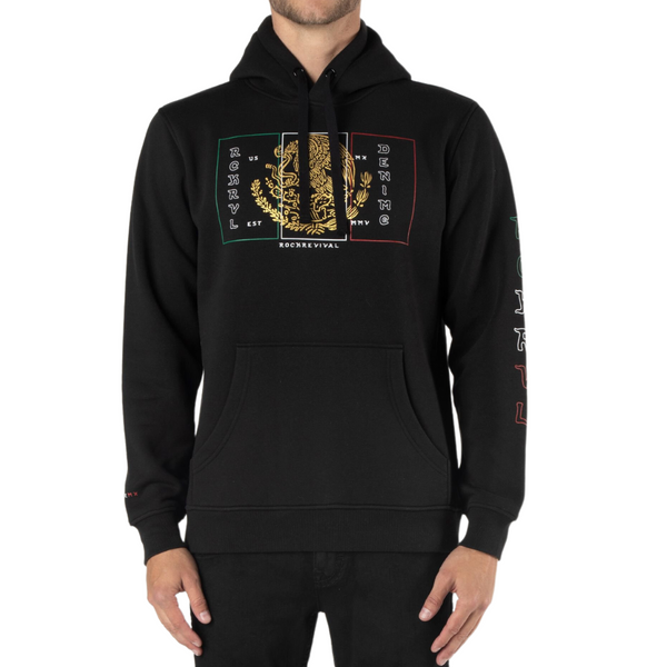 Mexican Flag Outline Hoodie