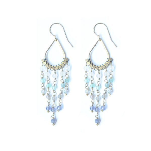Stone Chandelier Earrings