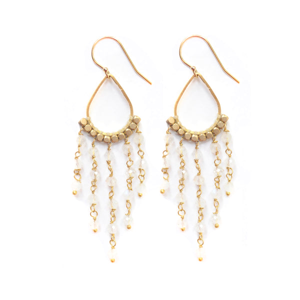 Stone Chandelier Earrings