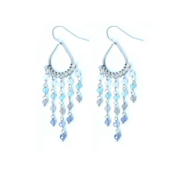 Stone Chandelier Earrings
