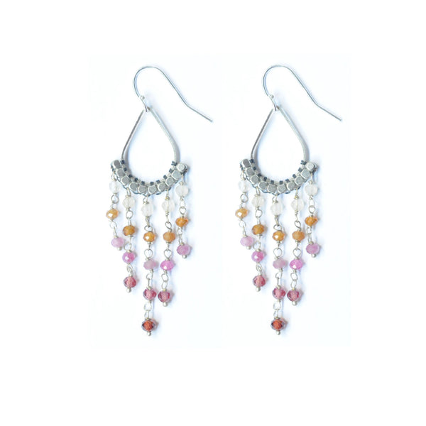 Stone Chandelier Earrings