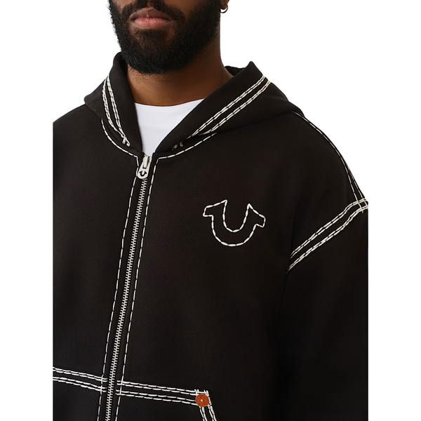 Super QT Cinched Zip Up Hoodie