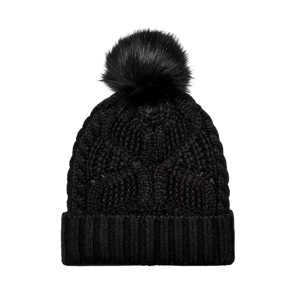 UGG® Cable Knit Beanie With Pom