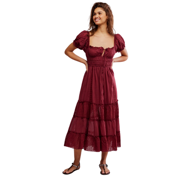 Falling Sun Midi Dress