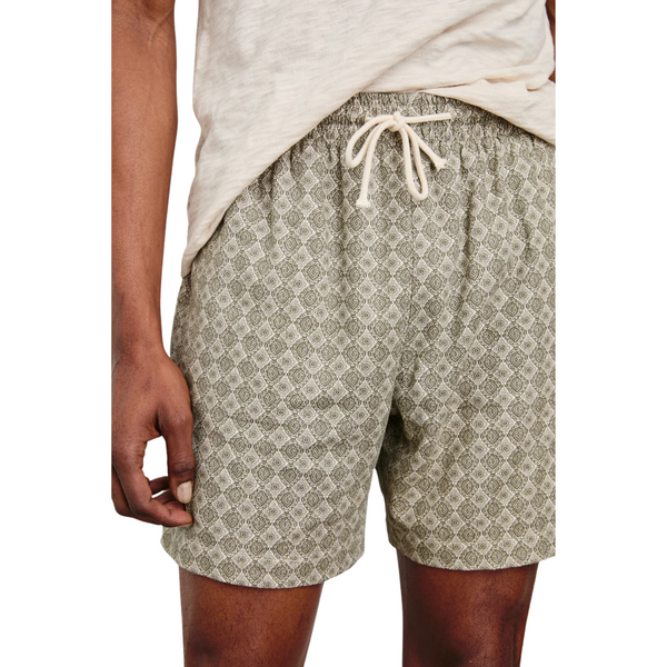 Aries Short Diamond Oat Olive