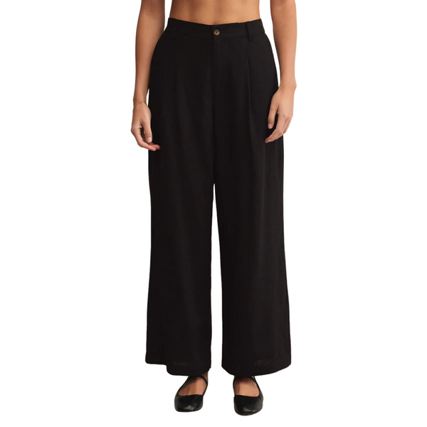 Topanga Linen Pant Black