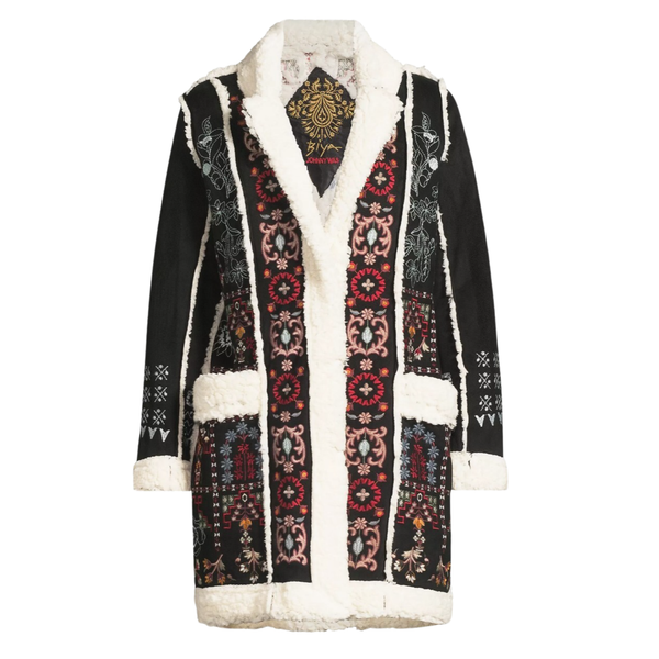 Lori Suede Sherpa Jacket