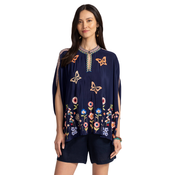 Imogen Poncho Nuria Blue Night