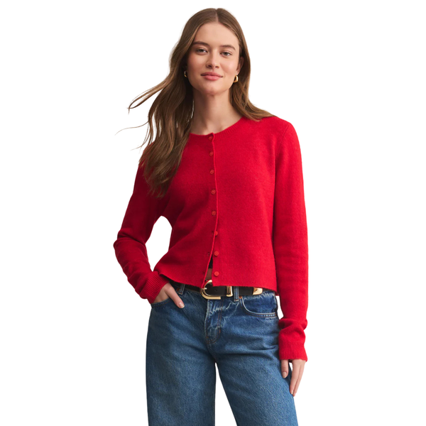 Medina Cardigan Festive Red