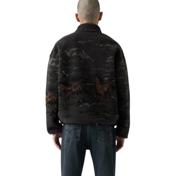 Idyllwild Sherpa Popover Running Horses