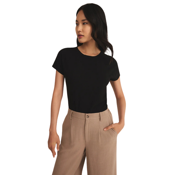 Modern Slub Tee Black