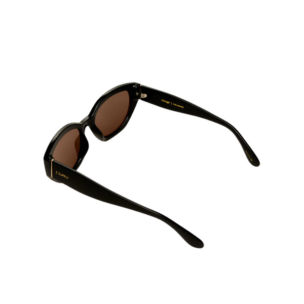 Mirage Polished Black Sunglasses