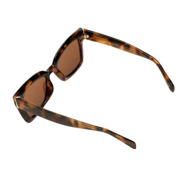 Confidential Brown Tort Sunglasses