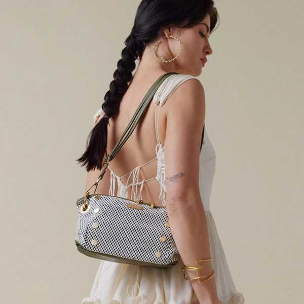 Daniel Small Crossbody Clutch Meadow Weave