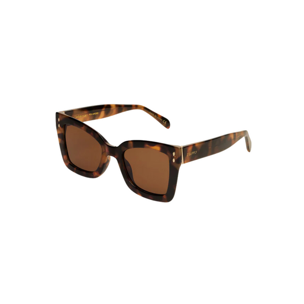 Confidential Brown Tort Sunglasses