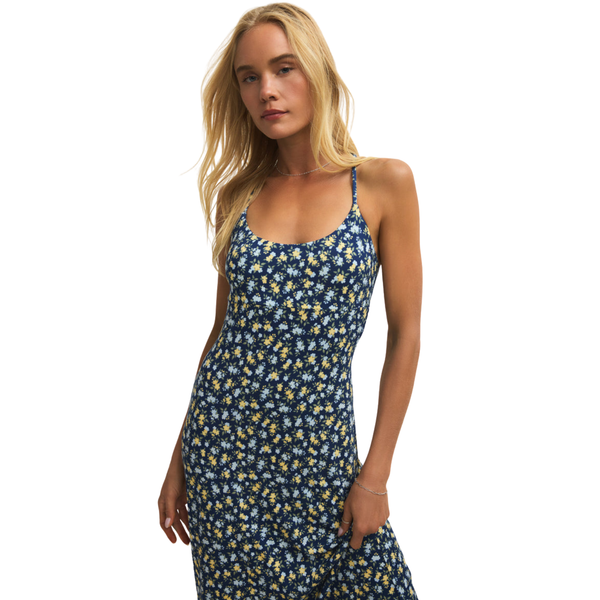 Chiara Idra Ditsy Midi Dress Eclipse