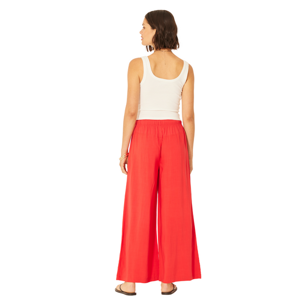 Castillo Pant Cherry Red
