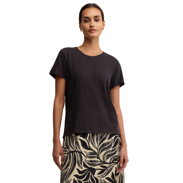 Foundation Slub Tee Black Sand