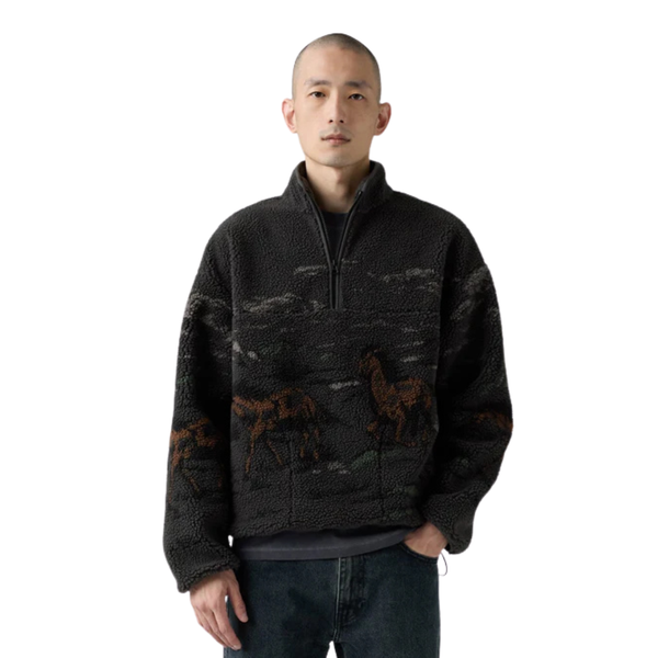 Idyllwild Sherpa Popover Running Horses