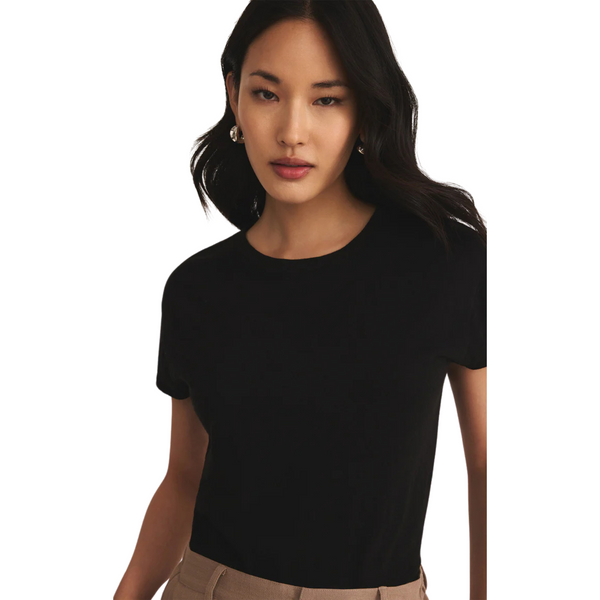 Modern Slub Tee Black