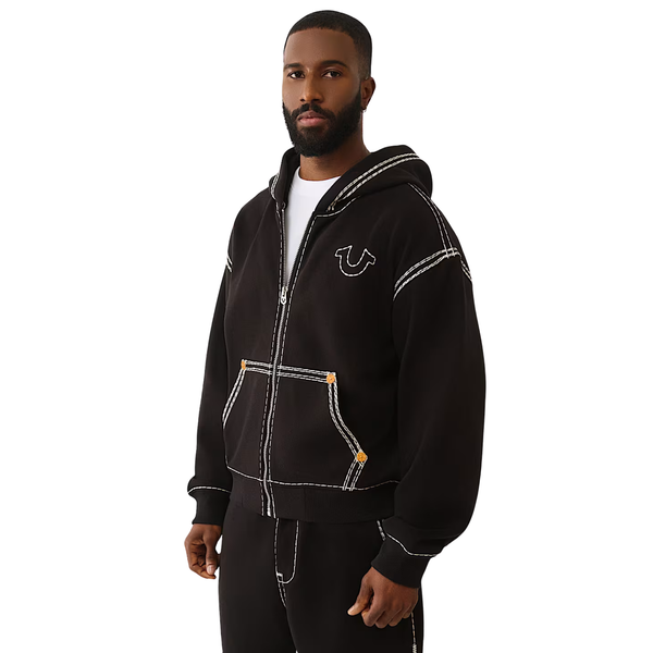 Super QT Cinched Zip Up Hoodie