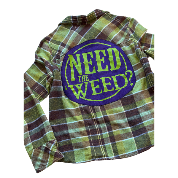Need Weed Restitch Flannel