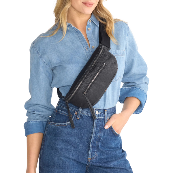 Charles Crossbody Medium Black Gunmetal