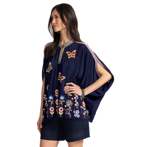 Imogen Poncho Nuria Blue Night