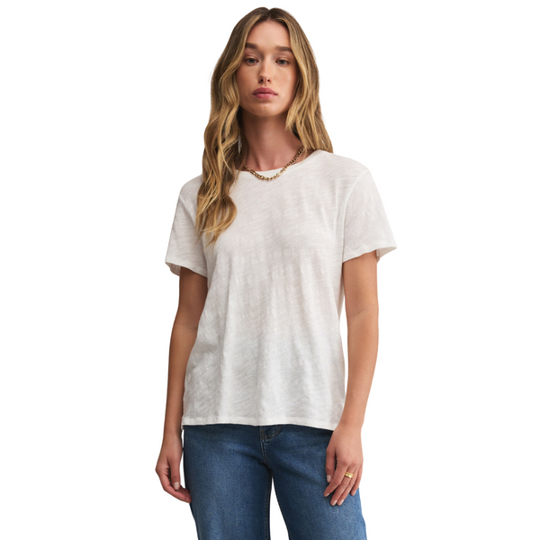 Foundation Slub Tee White