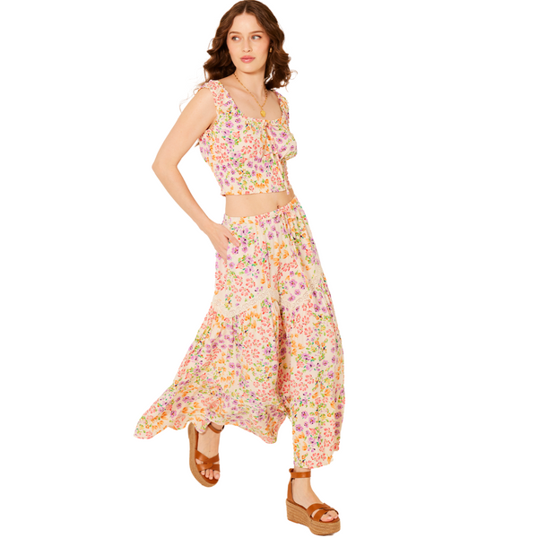 Via Lucia Maxi Skirt Sweet Violet