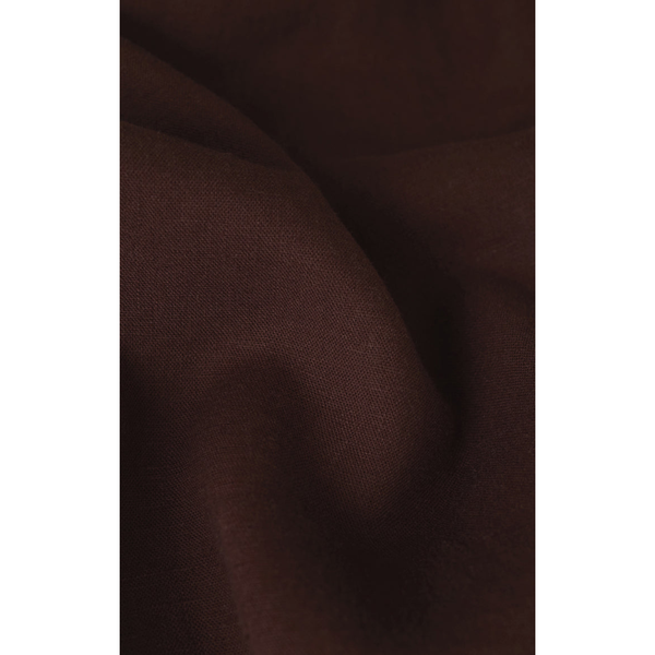 Sloane Linen Top Chocolate Cherry
